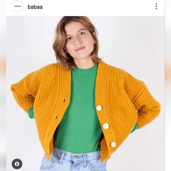 Babaà Cardigan No.19 Mini in Ochre - Picture 4 of 11